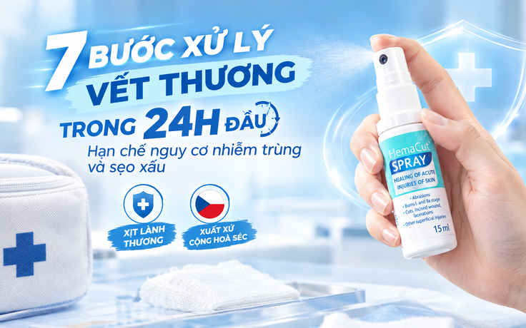  7 bước xử lý vết thương trong 24 giờ đầu hạn chế nguy cơ nhiễm trùng, sẹo xấu 