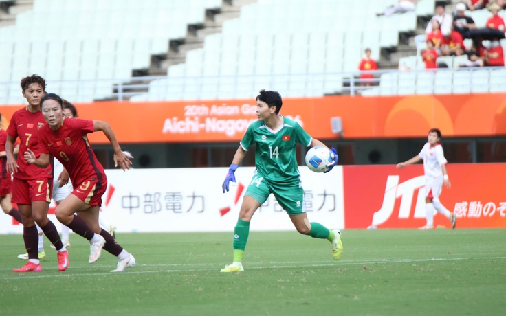 Bóng đá nữ ASIAD 2026, Việt Nam 0-0 Trung Quốc: Kim Thanh xuất sắc, hòa hiệp 1 dù bị áp đảo
