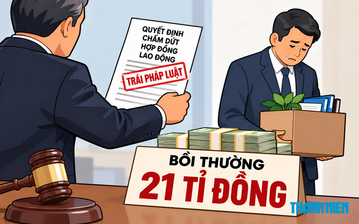 Tòa tuyên buộc một công ty bồi thường 21 tỉ đồng do cho giám đốc nghỉ việc trái luật