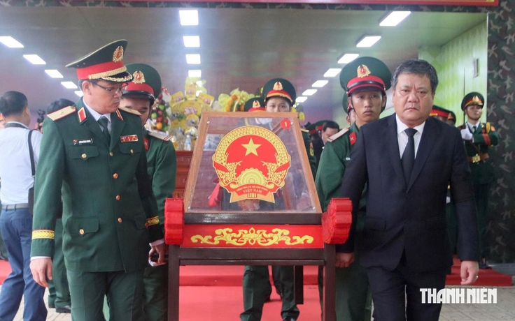 Tổ chức truy điệu và an táng 45 hài cốt liệt sĩ ở Khánh Hòa