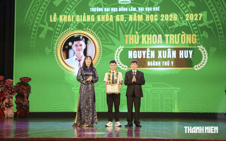 Thủ khoa đầu vào Trường đại học Nông lâm Huế 'lớn lên cùng tình yêu động vật'