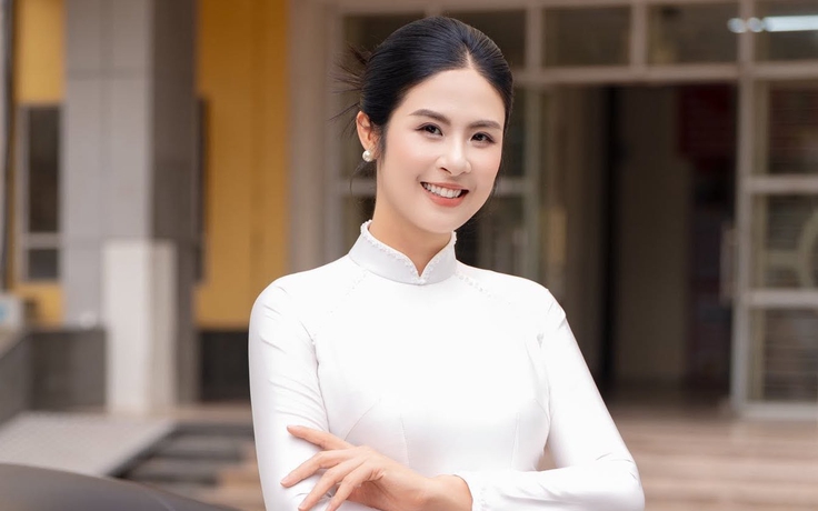 Hoa hậu Ngọc Hân tiết lộ hôn nhân với chồng kín tiếng