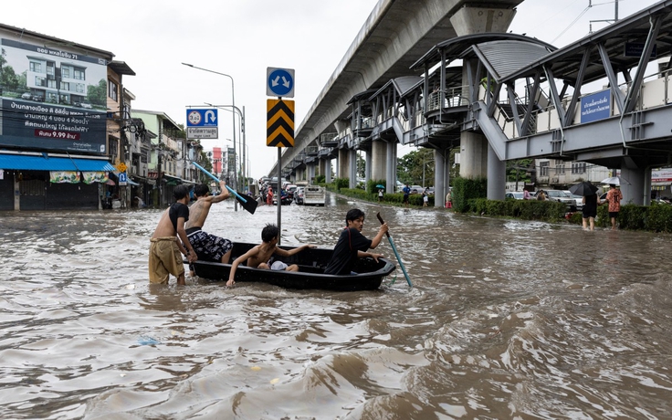 Tin tức quốc tế sáng 27.9: Bangkok chìm trong biển nước