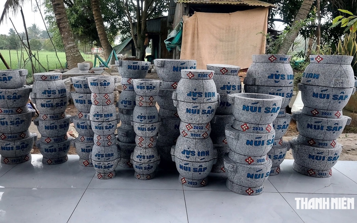 Cối đá ở Thoại Sơn, nghề làm 'mềm' đá núi An Giang, hiếm người còn rành