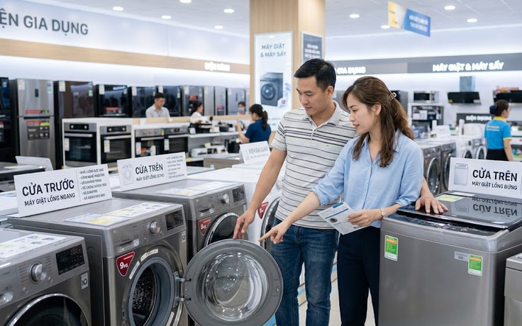 Vì sao máy giặt cửa trên thường rẻ hơn cửa trước?