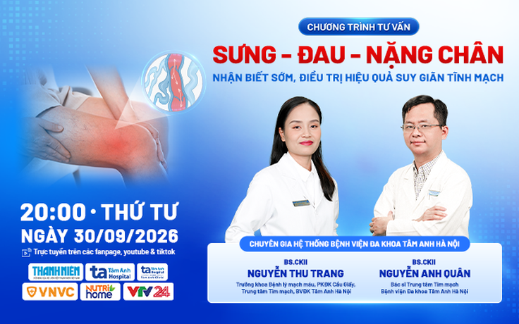 Nhận biết sớm, điều trị hiệu quả suy giãn tĩnh mạch