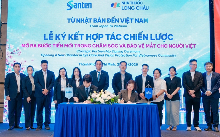 Long Châu và Santen hợp tác chiến lược, đưa chăm sóc mắt đến gần người dân