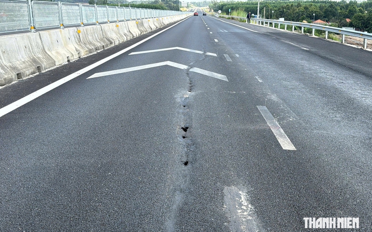 Hiện tượng nứt, lún cục bộ trên cao tốc Biên Hòa - Vũng Tàu