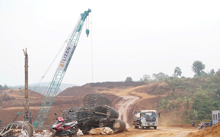 Cao tốc Quy Nhơn - Pleiku vào cao điểm thi công