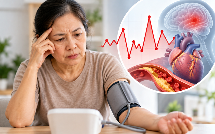 Huyết áp lên xuống thất thường: Nghiên cứu phát hiện nguy cơ đáng chú ý