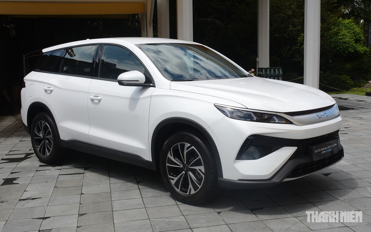Xe plug-in hybrid BYD Sealion 5 về Việt Nam, 'đầy pin đầy bình' chạy hơn 1.200 km