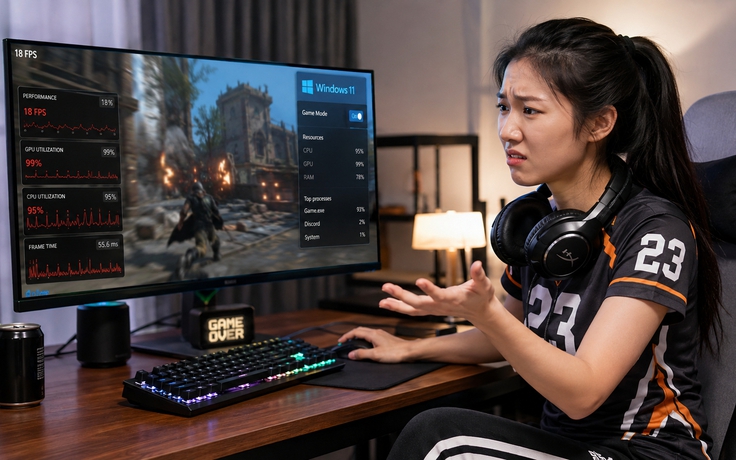 Game thủ lo ngại tính năng bảo mật của Windows 11 'bóp nghẹt' hiệu năng