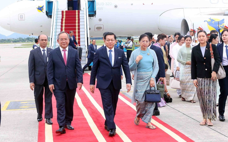 Tổng thống Myanmar Min Aung Hlaing bắt đầu thăm chính thức Việt Nam