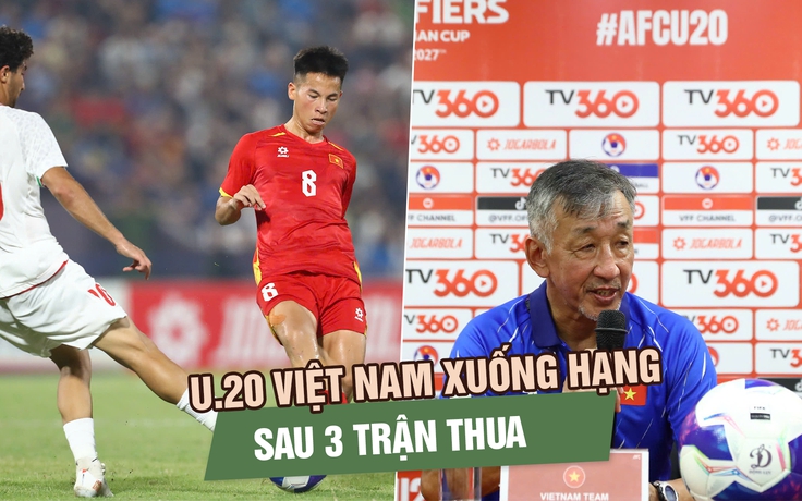 U.20 Việt Nam xuống hạng sau 3 trận toàn thua, HLV Ikeuchi chưa tiết lộ về tương lai