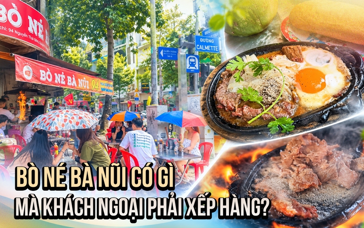 Điều gì khiến quán bò né bình dân đông khách nước ngoài phải xếp hàng?