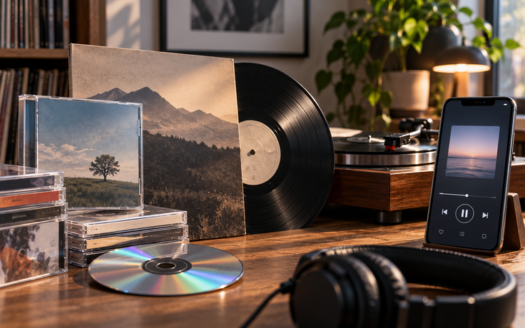 Doanh thu đĩa CD tại Mỹ tăng mạnh giữa thời đại nhạc số