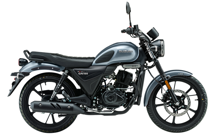Xe côn tay cổ điển Suzuki GN160 xuất hiện Đông Nam Á, cạnh tranh Yamaha XS155R