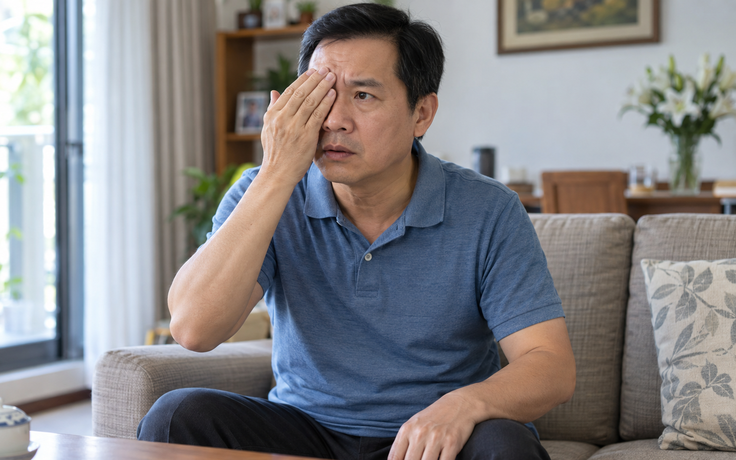 Đột ngột không nhìn thấy một mắt rồi hết, đừng chủ quan