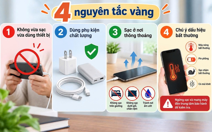 Điện thoại phát nổ khi sạc: Bác sĩ chỉ cách sơ cứu đúng cần biết