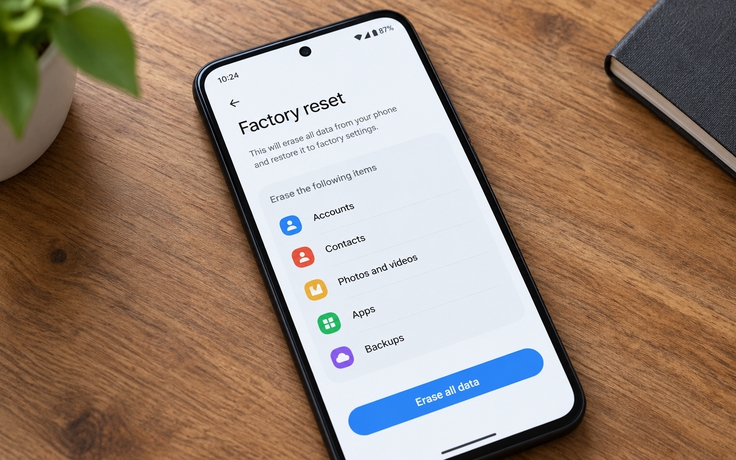 4 cài đặt nên thay đổi sau khi khôi phục cài đặt gốc điện thoại Android