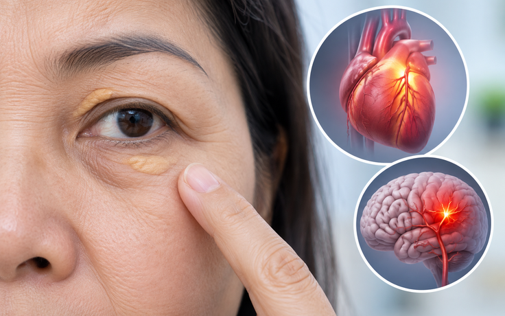 Dấu hiệu trên mặt cảnh báo nguy cơ đau tim, đột quỵ