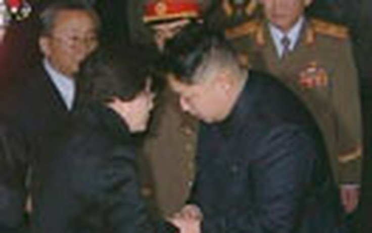 Đại tướng Kim Jong-un tiếp đoàn Hàn Quốc