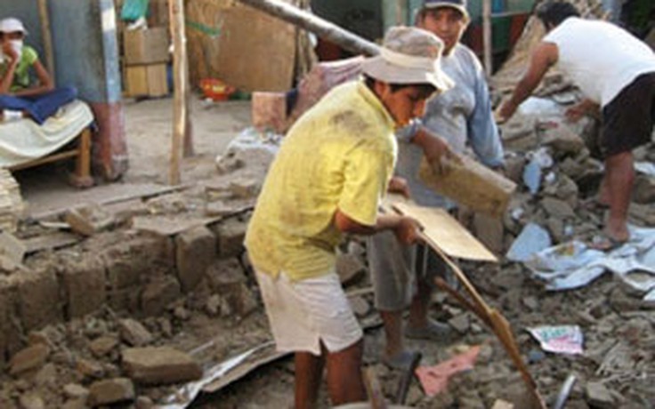 Động đất tại Peru, hàng trăm người nhập viện