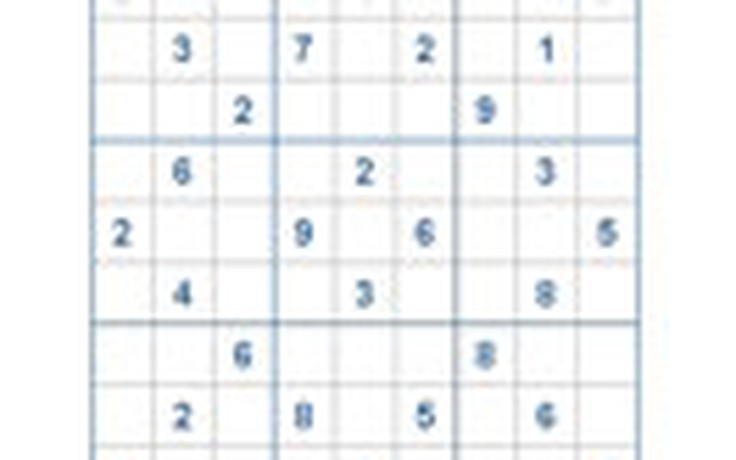 Mời các bạn thử sức với ô số Sudoku 2116 mức độ Khó