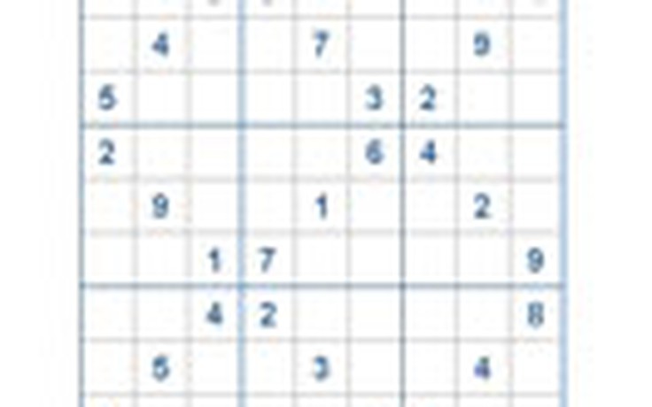 Mời các bạn thử sức với ô số Sudoku 2123 mức độ Khó