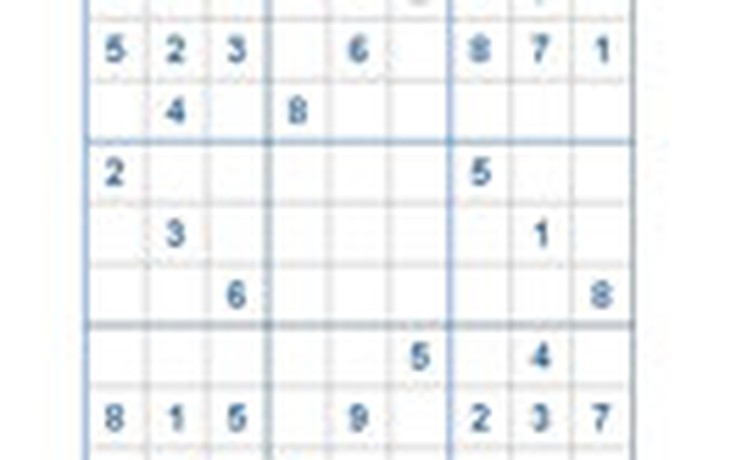 Mời các bạn thử sức với ô số Sudoku 2137 mức độ Khó