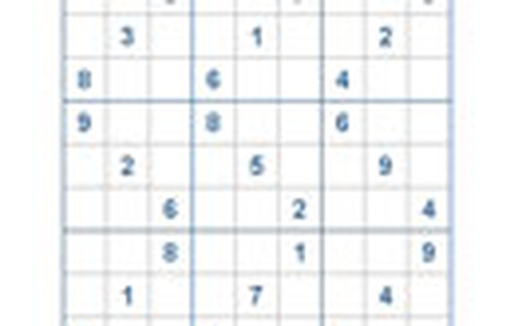 Mời các bạn thử sức với ô số Sudoku 2140 mức độ Khó