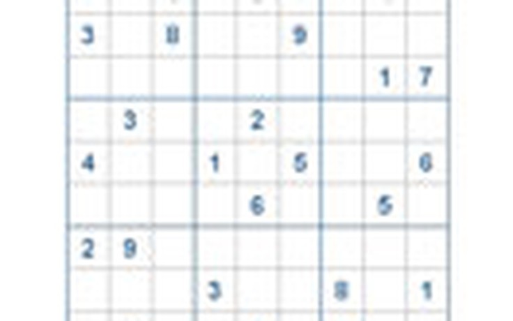 Mời các bạn thử sức với ô số Sudoku 2121 mức độ Khó