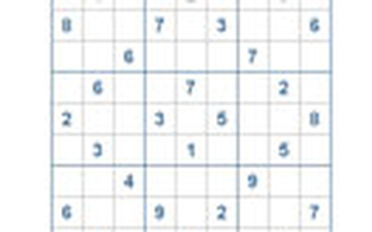 Mời các bạn thử sức với ô số Sudoku 2136 mức độ Khó