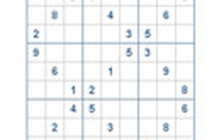 Mời các bạn thử sức với ô số Sudoku 2144 mức độ Khó