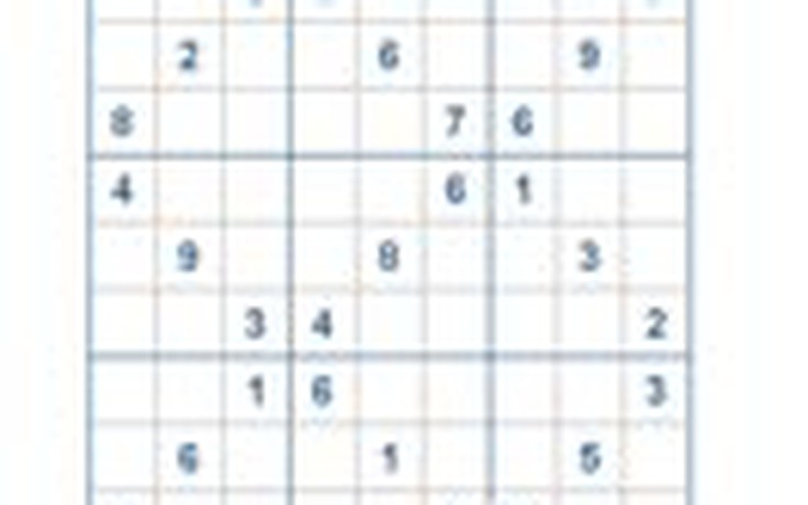Mời các bạn thử sức với ô số Sudoku 2157 mức độ Khó