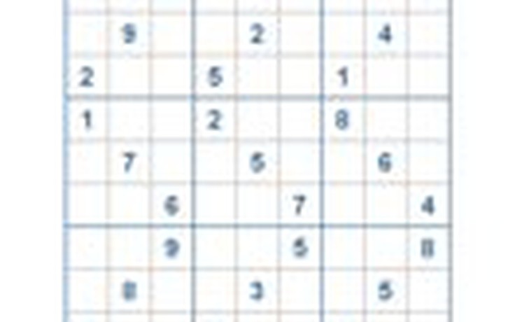 Mời các bạn thử sức với ô số Sudoku 2162 mức độ Khó