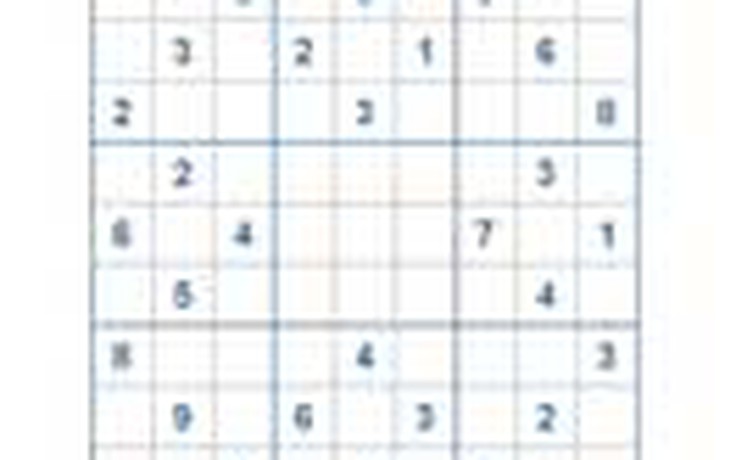 Mời các bạn thử sức với ô số Sudoku 2171 mức độ Khó