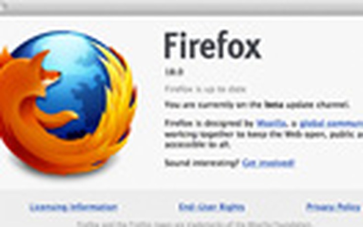 Firefox 18 hỗ trợ màn hình Retina