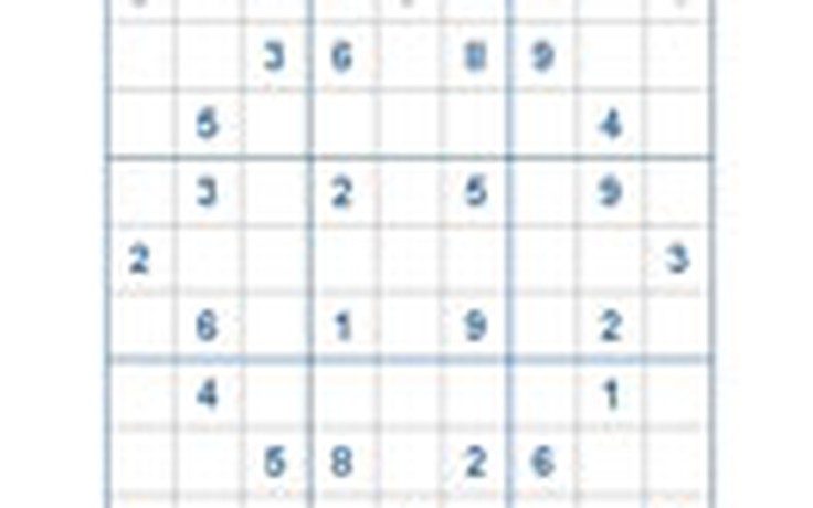 Mời các bạn thử sức với ô số Sudoku 2156 mức độ Khó