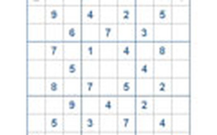 Mời các bạn thử sức với ô số Sudoku 2160 mức độ Rất khó