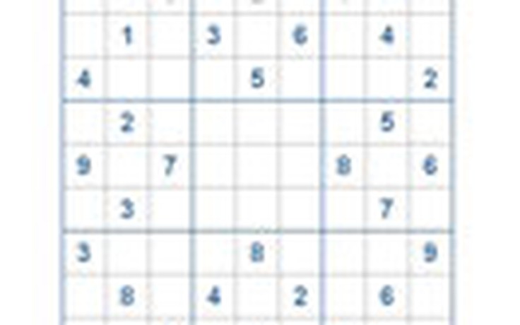 Mời các bạn thử sức với ô số Sudoku 2170 mức độ Khó