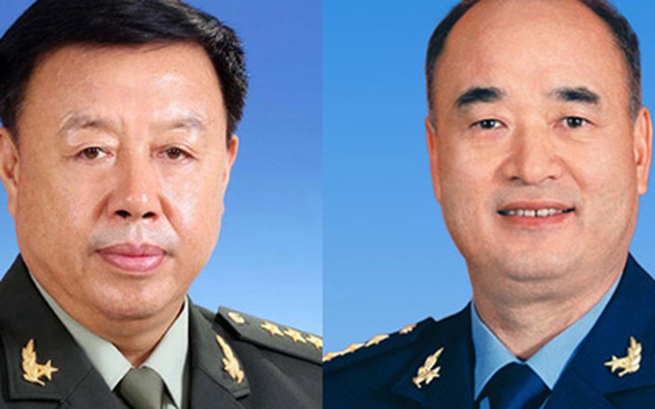 Trung Quốc bổ nhiệm 2 phó chủ tịch Quân ủy Trung ương