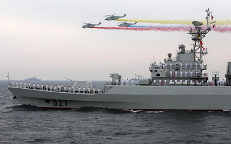 Trung Quốc phô trương sức viễn chinh của hải quân