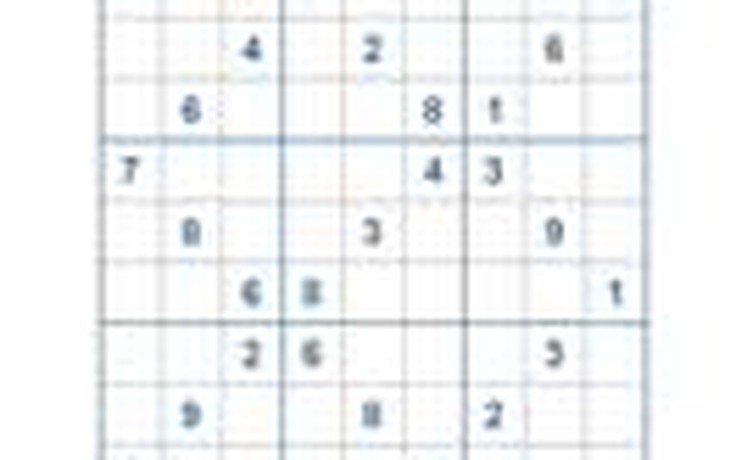 Mời các bạn thử sức với ô số Sudoku 2196 mức độ Khó
