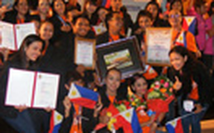 Philippines giành giải xuất sắc hội thi hợp xướng quốc tế