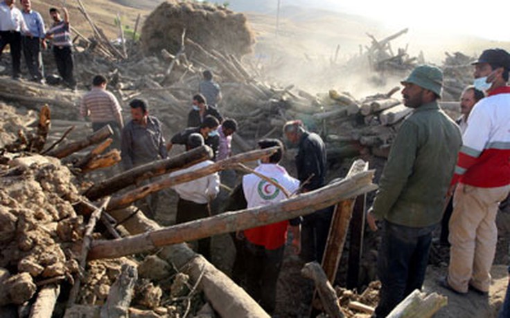 Động đất ở Iran, tám người chết