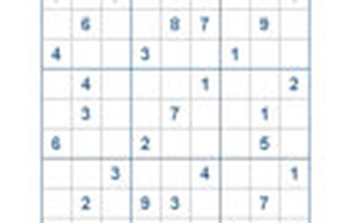 Mời các bạn thử sức với ô số Sudoku 2194 mức độ Khó