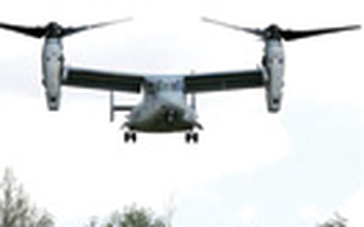 Nhật Bản nghiên cứu sử dụng máy bay Osprey