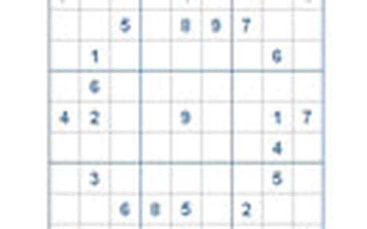 Mời các bạn thử sức với ô số Sudoku 1892 mức độ Khó