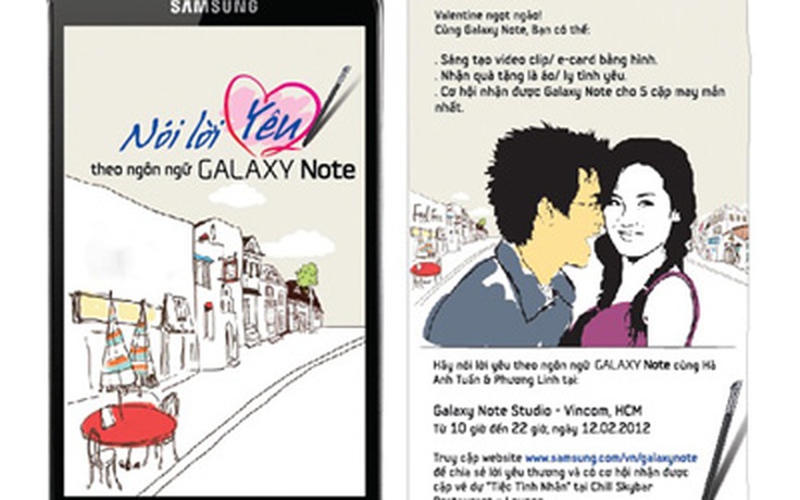 Hãy nói lời yêu theo ngôn ngữ Galaxy Note